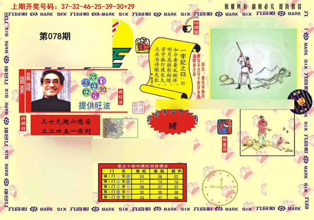 078期心水特码(信封)[图]